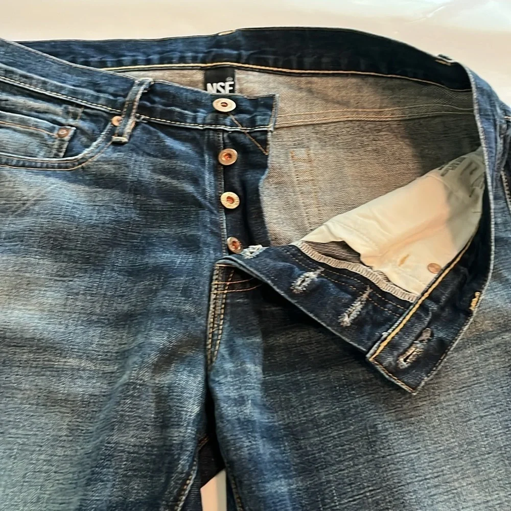 NSF Straight Leg Mens Selvedge Denim Size 32